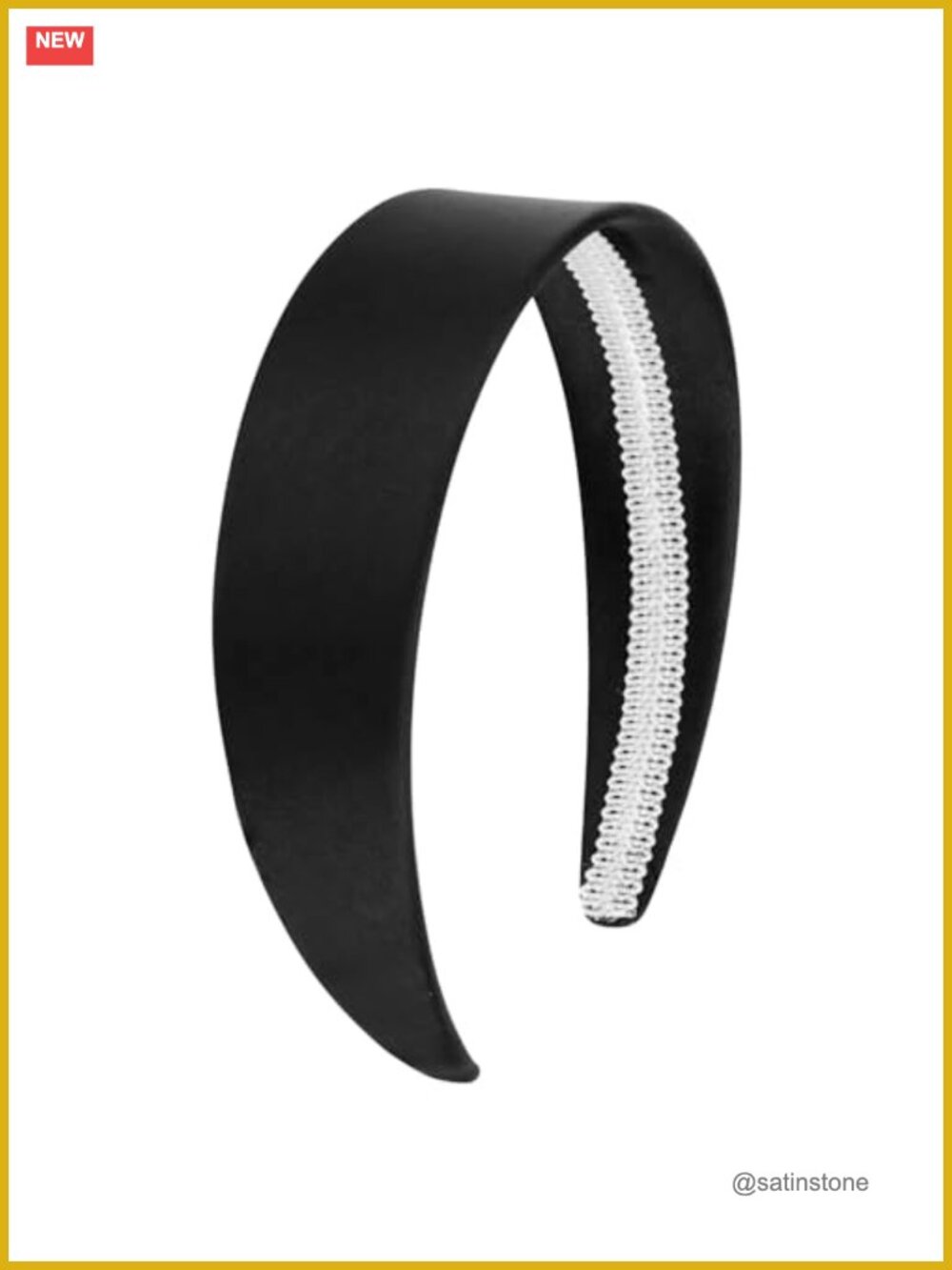 Satin Wide Headband Women Hair Accessory for Halloween Cosplay